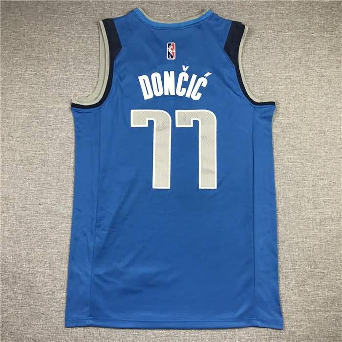 21/22 Dallas Mavericks DONCIC #77 Blue Basketball Jersey (Stitched)