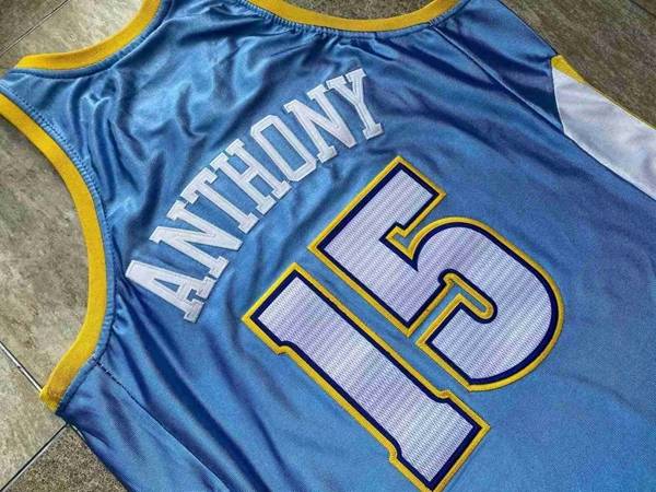 2003/04 Denver Nuggets ANTHONY #15 Blue Classics Basketball Jersey (Closely Stitched)