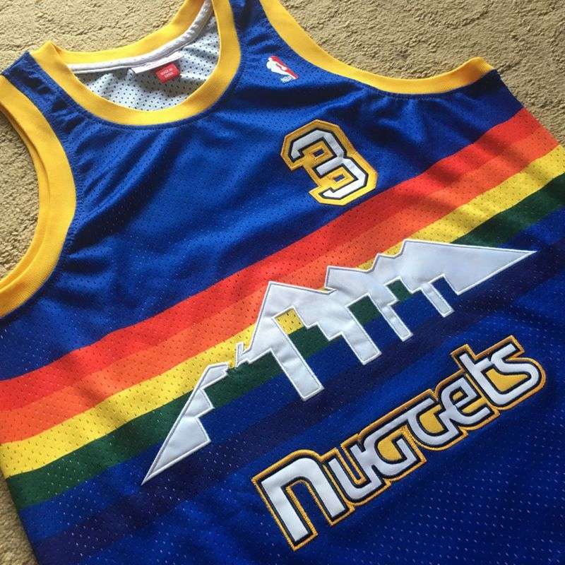 2006/07 Denver Nuggets IVERSON #3 Blue Classics Basketball Jersey (Closely Stitched)