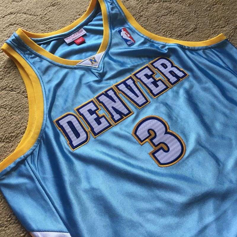 2006/07 Denver Nuggets IVERSON #3 Light Blue Classics Basketball Jersey (Closely Stitched)