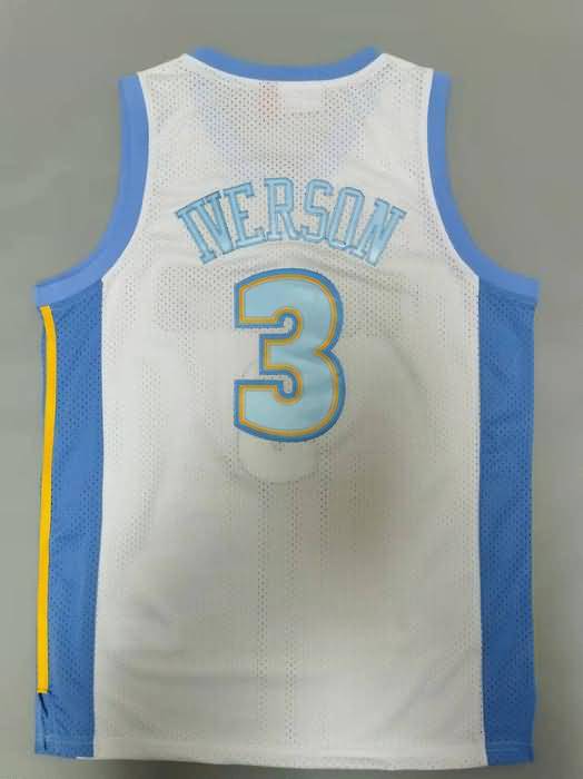 2006/07 Denver Nuggets IVERSON #3 White Classics Basketball Jersey 02 (Stitched)