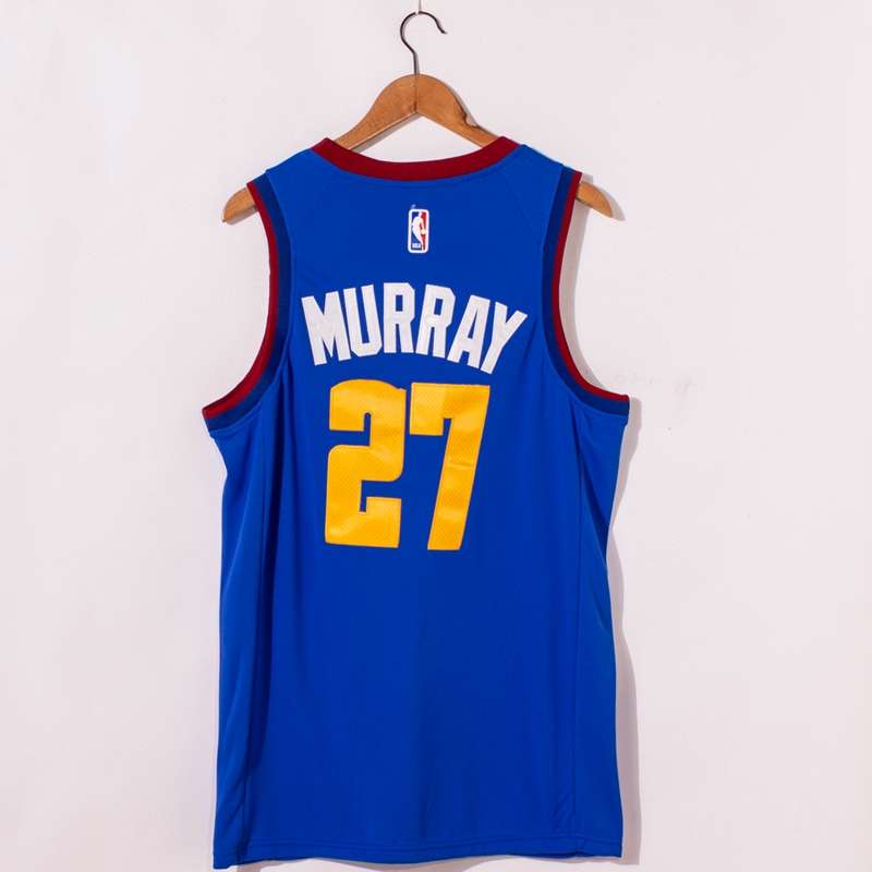 20/21 Denver Nuggets MURRAY #27 Blue AJ Basketball Jersey (Stitched)