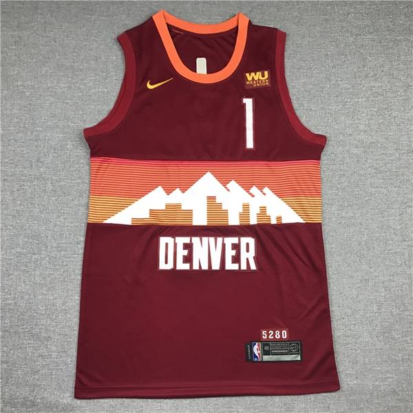 20/21 Denver Nuggets PORTER JR. #1 Red City Basketball Jersey (Stitched)