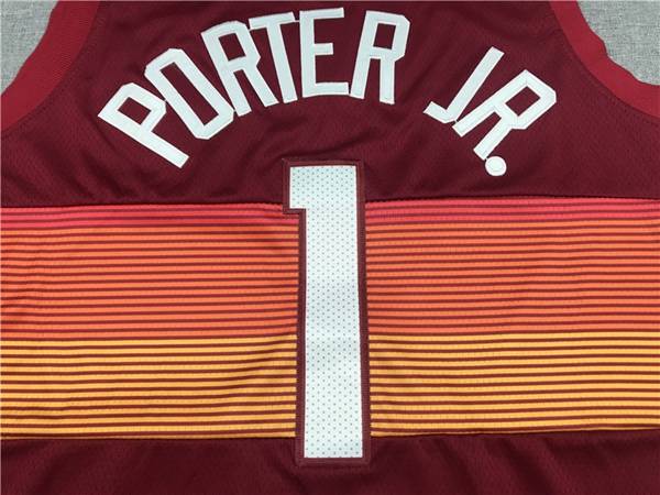 20/21 Denver Nuggets PORTER JR. #1 Red City Basketball Jersey (Stitched)