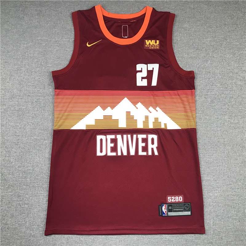 20/21 Denver Nuggets MURRAY #27 Red City Basketball Jersey (Stitched)