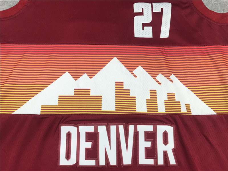 20/21 Denver Nuggets MURRAY #27 Red City Basketball Jersey (Stitched)