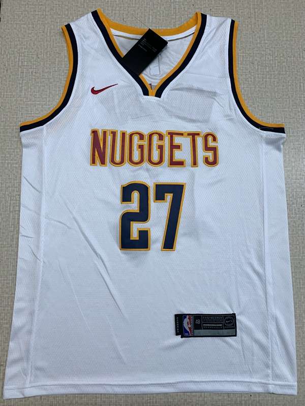 20/21 Denver Nuggets MURRAY #27 White Basketball Jersey (Stitched)