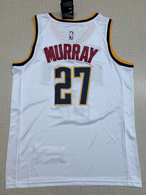 20/21 Denver Nuggets MURRAY #27 White Basketball Jersey (Stitched)