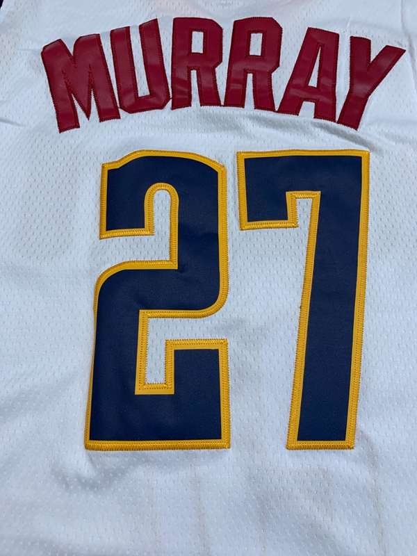 20/21 Denver Nuggets MURRAY #27 White Basketball Jersey (Stitched)