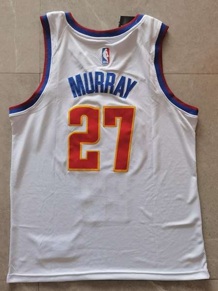 20/21 Denver Nuggets MURRAY #27 White Basketball Jersey 02 (Stitched)