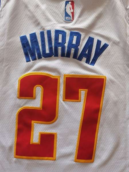 20/21 Denver Nuggets MURRAY #27 White Basketball Jersey 02 (Stitched)