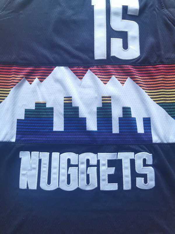 2020 Denver Nuggets JOKIC #15 Black City Basketball Jersey (Stitched)