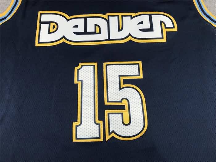 21/22 Denver Nuggets JOKIC #15 Dark Blue City Basketball Jersey (Stitched)