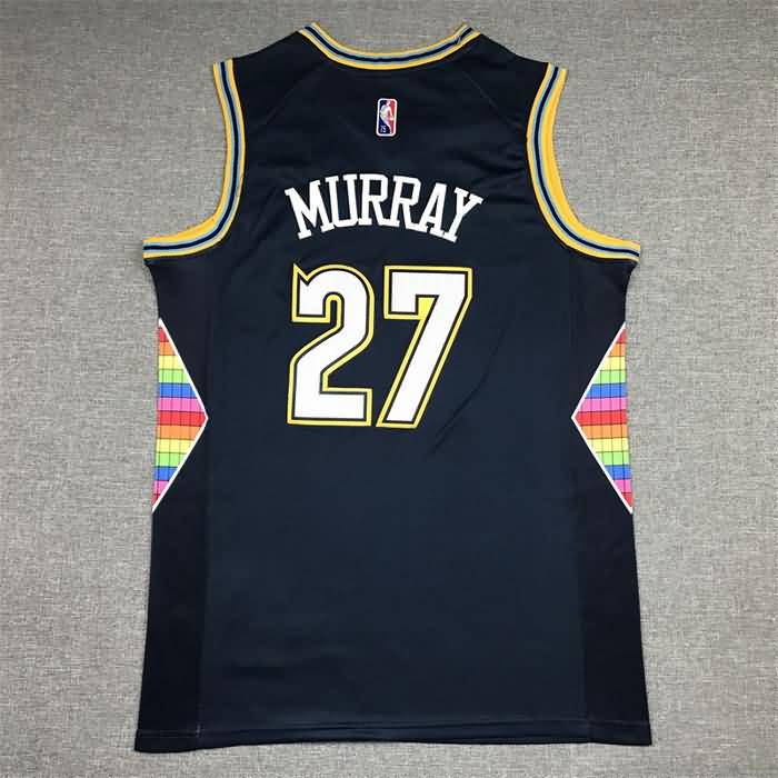 21/22 Denver Nuggets MURRAY #27 Dark Blue City Basketball Jersey (Stitched)