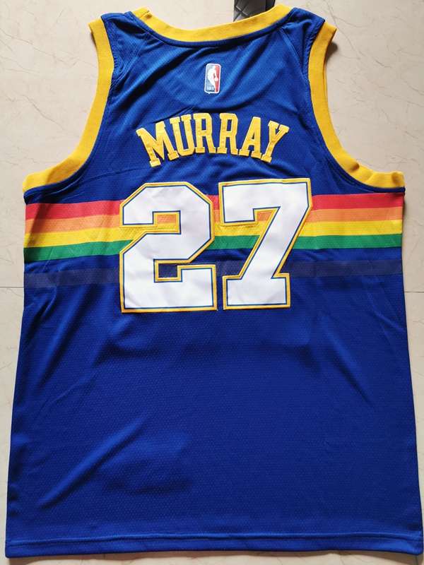 Denver Nuggets MURRAY #27 Blue Classics Basketball Jersey (Stitched)