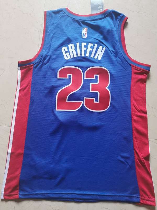 20/21 Detroit Pistons GRIFFIN #23 Blue Basketball Jersey (Stitched)