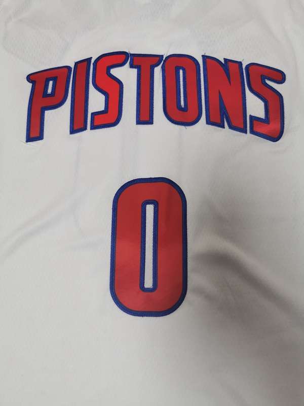 20/21 Detroit Pistons DRUMMOND #0 White Basketball Jersey (Stitched)