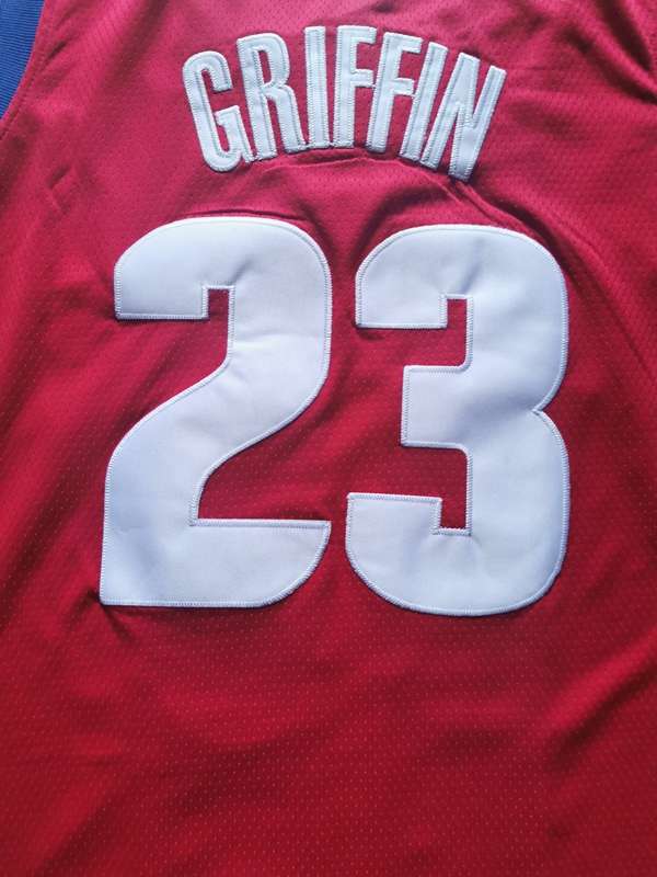 2020 Detroit Pistons GRIFFIN #23 Red City Basketball Jersey (Stitched)