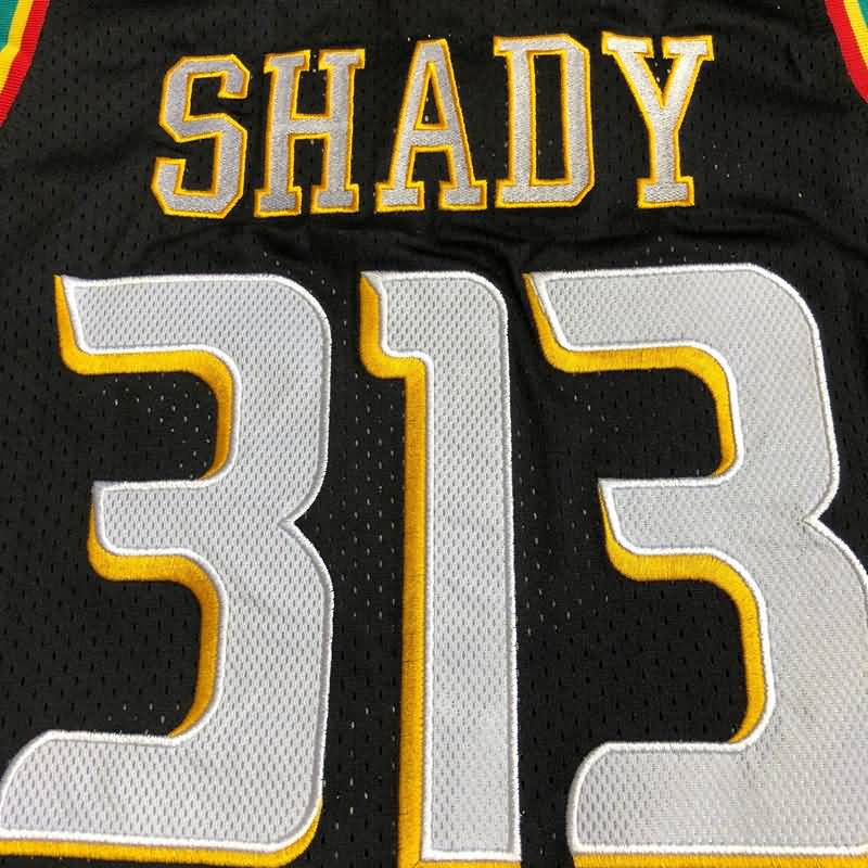 Detroit Pistons SHADY #313 Black Classics Basketball Jersey (Closely Stitched)