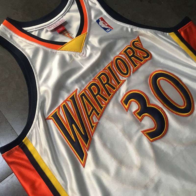 2009/10 Golden State Warriors CURRY #30 White Classics Basketball Jersey (Closely Stitched)