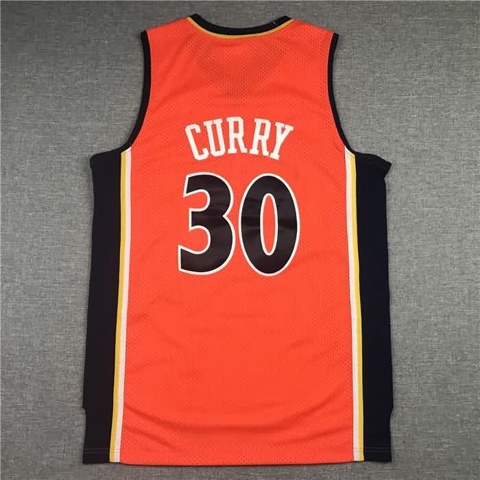 2009/10 Golden State Warriors CURRY #30 Orange Classics Basketball Jersey (Stitched)