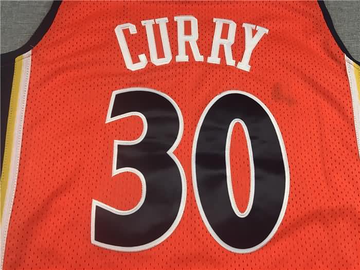 2009/10 Golden State Warriors CURRY #30 Orange Classics Basketball Jersey (Stitched)