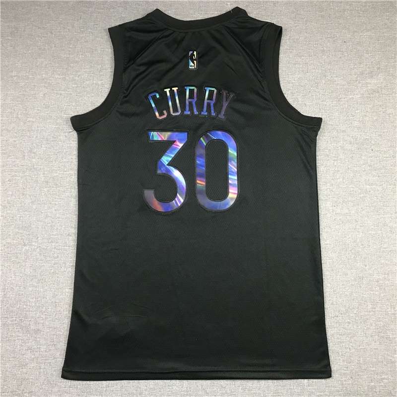 20/21 Golden State Warriors CURRY #30 Black Basketball Jersey (Stitched)