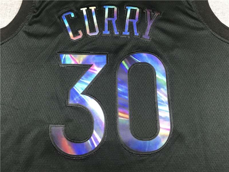 20/21 Golden State Warriors CURRY #30 Black Basketball Jersey (Stitched)