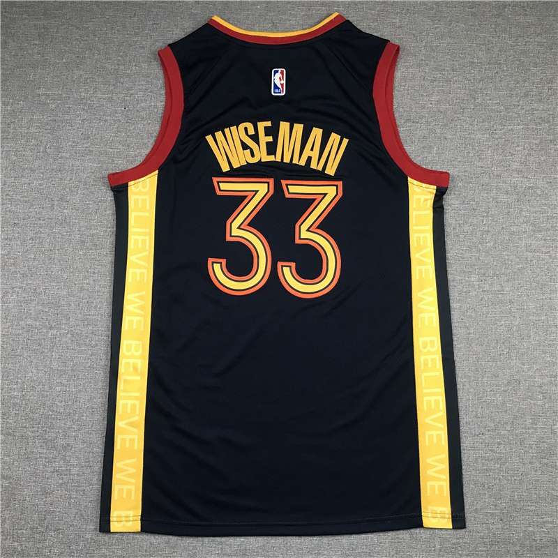 20/21 Golden State Warriors WISEMAN #33 Dark Blue City Basketball Jersey (Stitched)