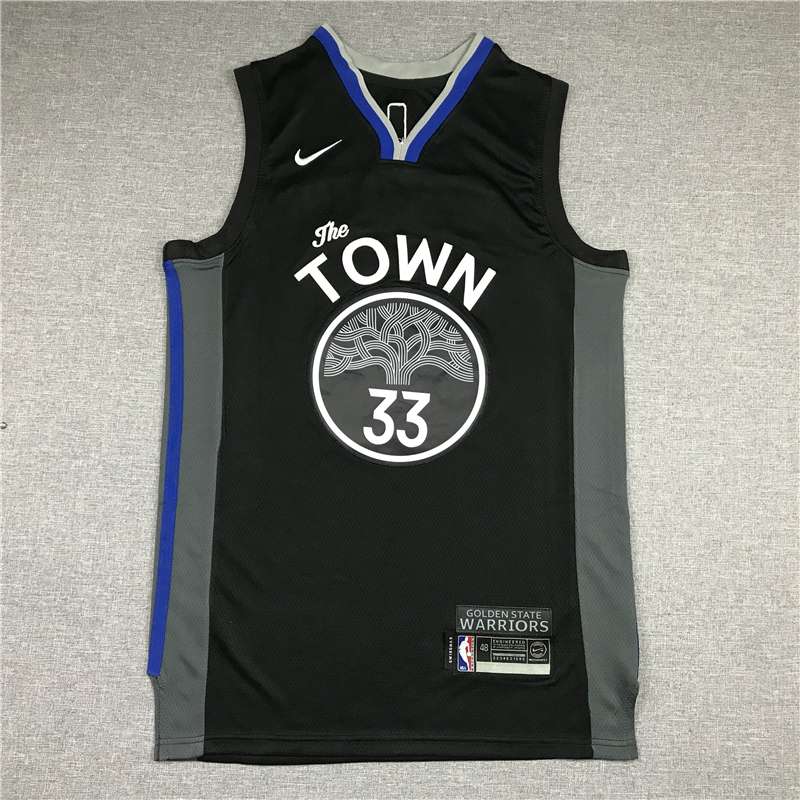 2020 Golden State Warriors WISEMAN #33 Black Basketball Jersey (Stitched)