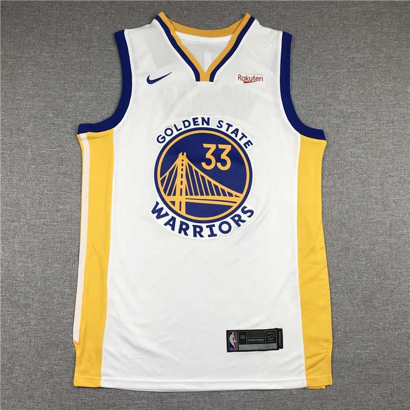 2020 Golden State Warriors WISEMAN #33 White Basketball Jersey (Stitched)