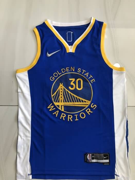 21/22 Golden State Warriors CURRY #30 Blue Basketball Jersey (Closely Stitched)