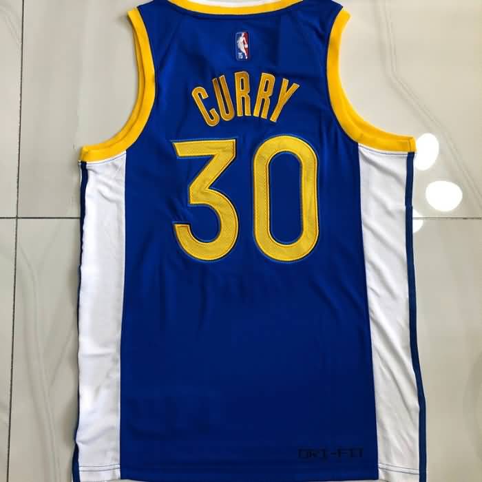 21/22 Golden State Warriors CURRY #30 Blue Basketball Jersey (Closely Stitched)