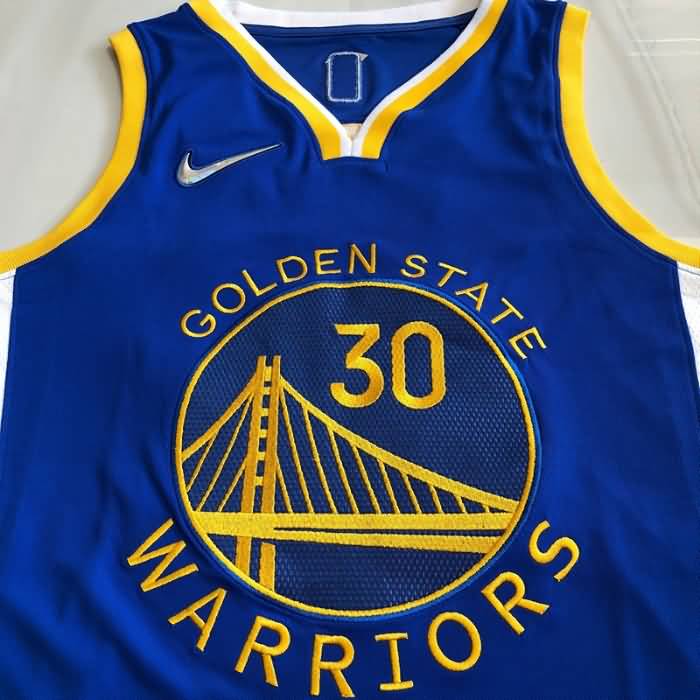 21/22 Golden State Warriors CURRY #30 Blue Basketball Jersey (Closely Stitched)