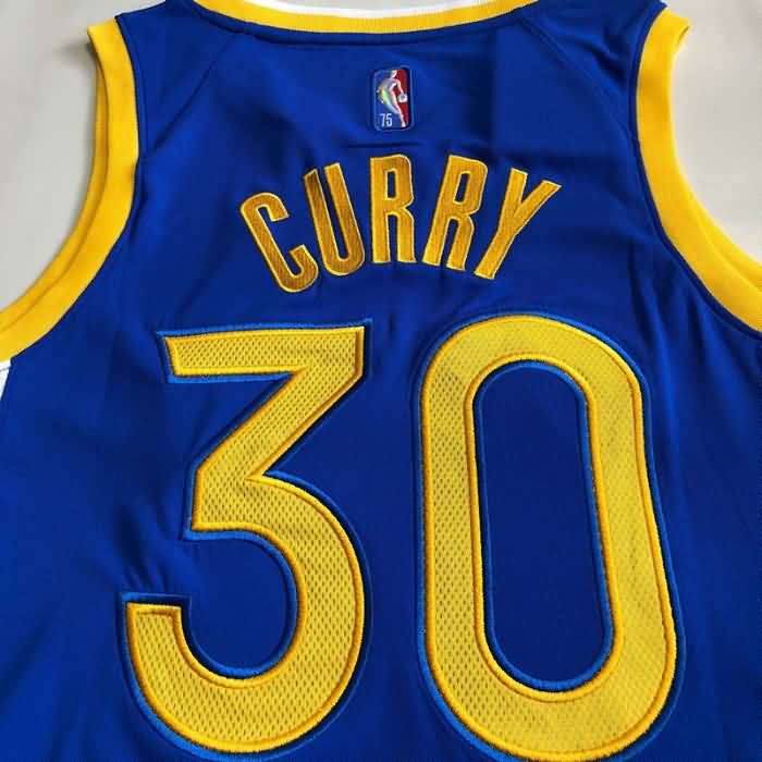 21/22 Golden State Warriors CURRY #30 Blue Basketball Jersey (Closely Stitched)