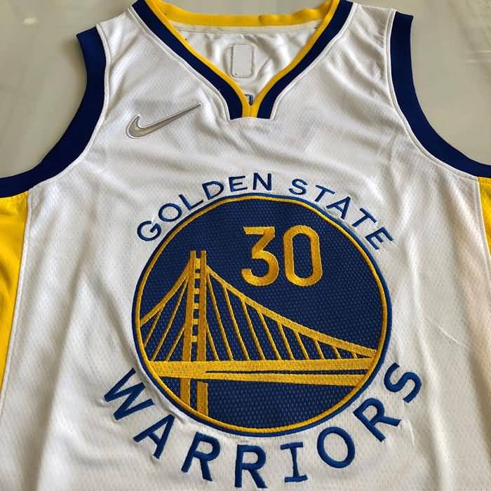 21/22 Golden State Warriors CURRY #30 White Basketball Jersey (Closely Stitched)