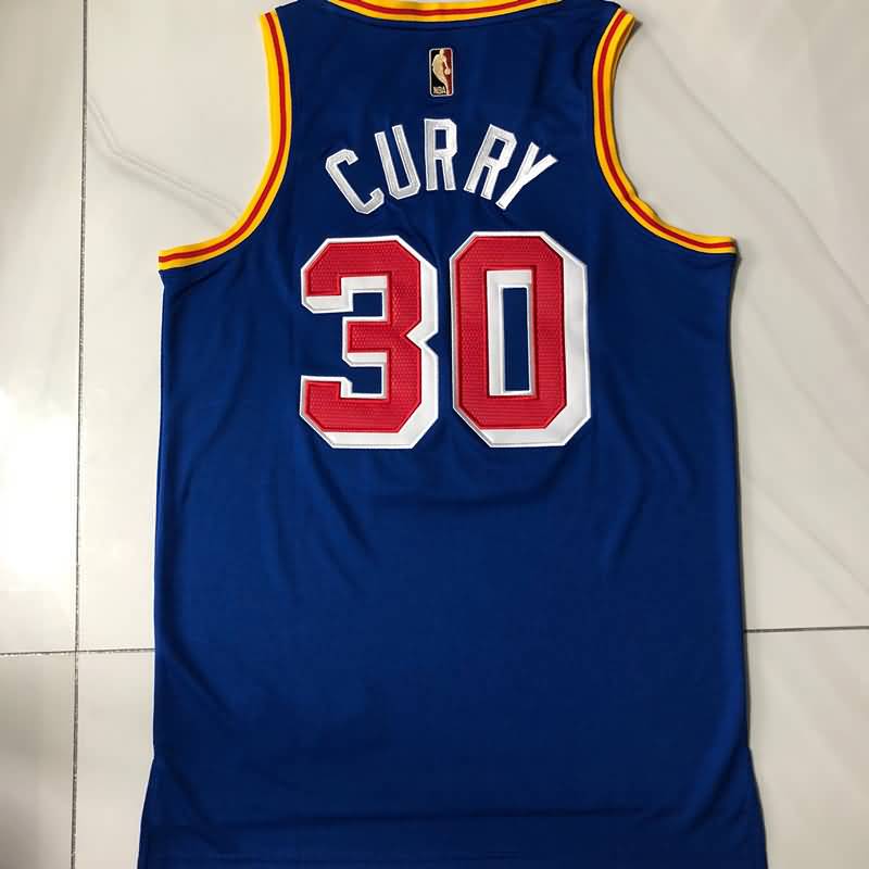 21/22 Golden State Warriors CURRY #30 Blue Classics Basketball Jersey (Closely Stitched)