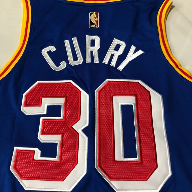 21/22 Golden State Warriors CURRY #30 Blue Classics Basketball Jersey (Closely Stitched)