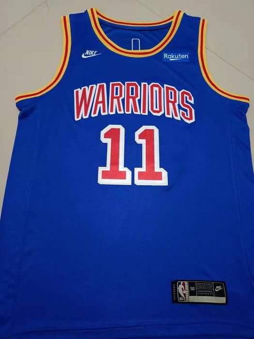 21/22 Golden State Warriors THOMPSON #11 Blue Classics Basketball Jersey (Stitched)