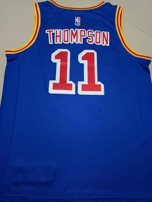 21/22 Golden State Warriors THOMPSON #11 Blue Classics Basketball Jersey (Stitched)