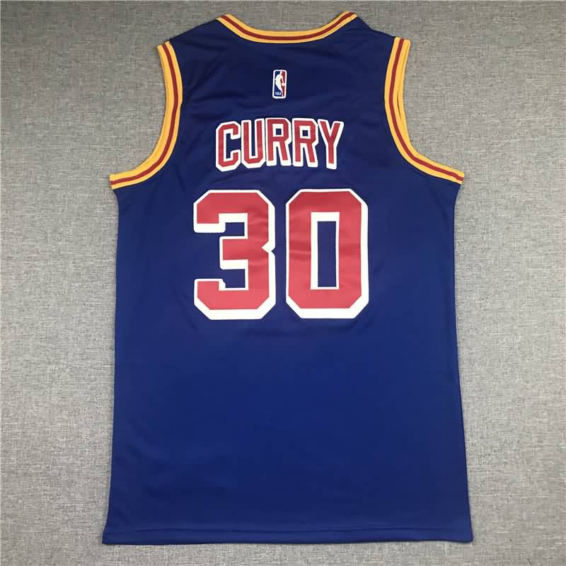 21/22 Golden State Warriors CURRY #30 Blue Classics Basketball Jersey (Stitched)