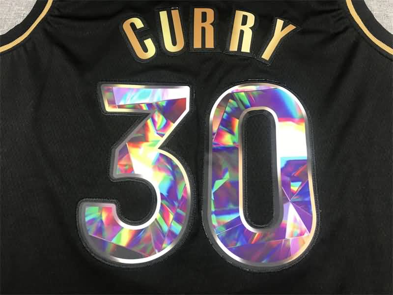 21/22 Golden State Warriors CURRY #30 Black Basketball Jersey (Stitched)