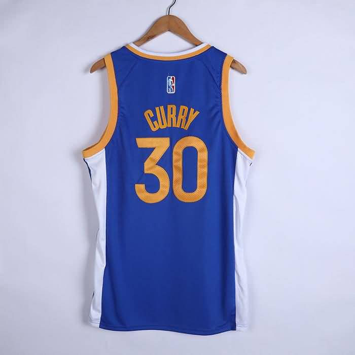 21/22 Golden State Warriors CURRY #30 Blue Basketball Jersey (Stitched)