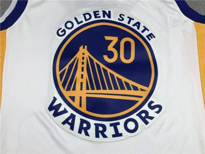 21/22 Golden State Warriors CURRY #30 White Basketball Jersey (Stitched)