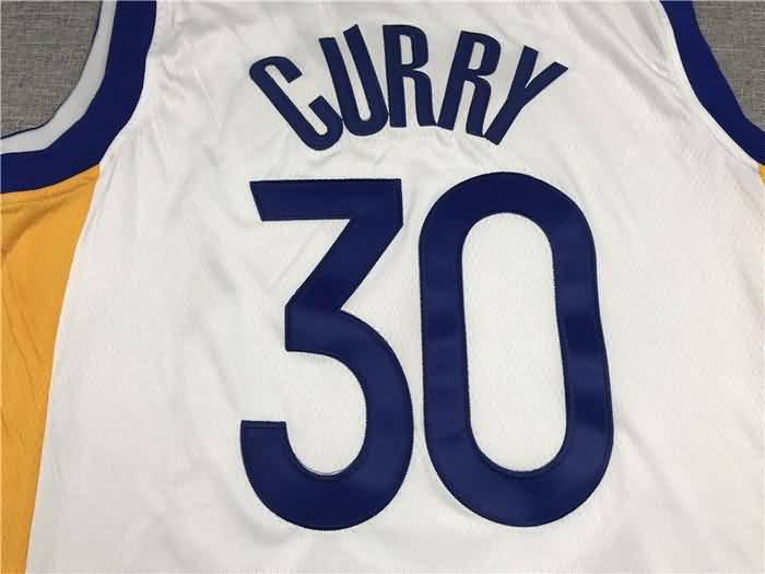 21/22 Golden State Warriors CURRY #30 White Basketball Jersey (Stitched)