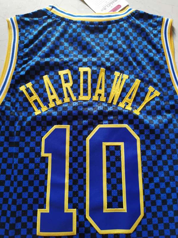 Golden State Warriors HARDAWAY #10 Blue Classics Basketball Jersey (Stitched)