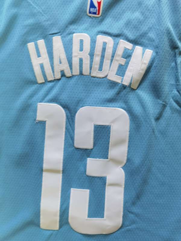 20/21 Houston Rockets HARDEN #13 Blue City Basketball Jersey (Stitched)