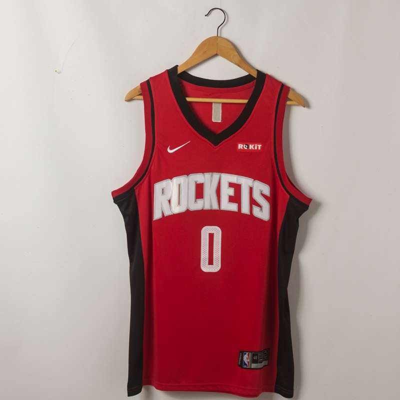 20/21 Houston Rockets WESTBROOK #0 Red Basketball Jersey (Stitched)
