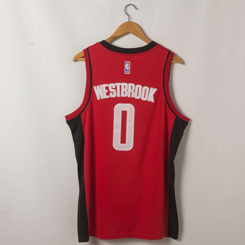 20/21 Houston Rockets WESTBROOK #0 Red Basketball Jersey (Stitched)