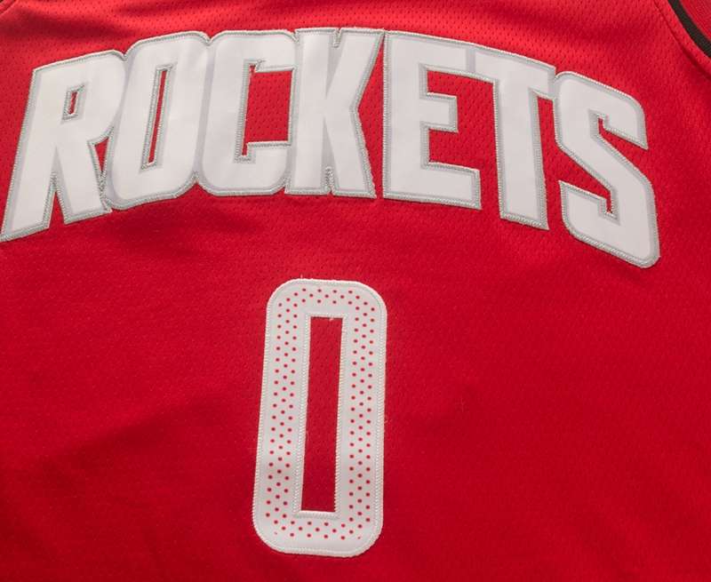 20/21 Houston Rockets WESTBROOK #0 Red Basketball Jersey (Stitched)